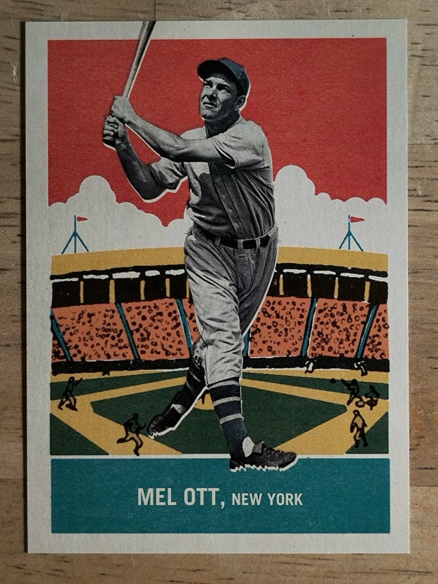 2013 Panini Golden Age Delong Gum #13 Mel Ott