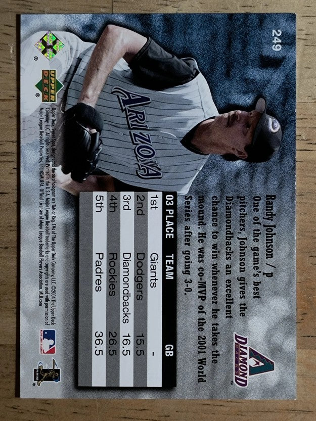 2004 Sweet Spot #249 Randy Johnson PD