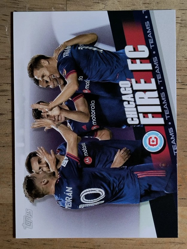 2022 Topps MLS #158 Chicago Fire FC