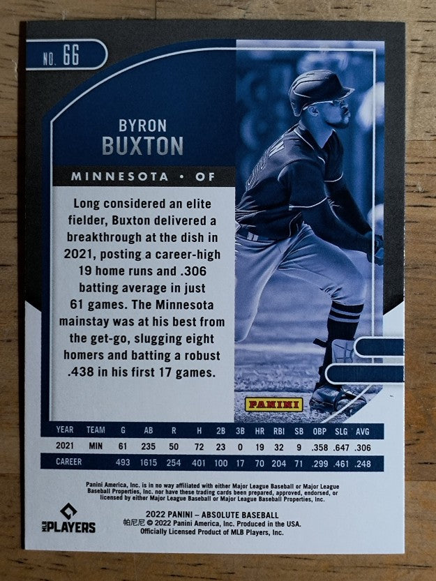 2022 Absolute #66 Byron Buxton