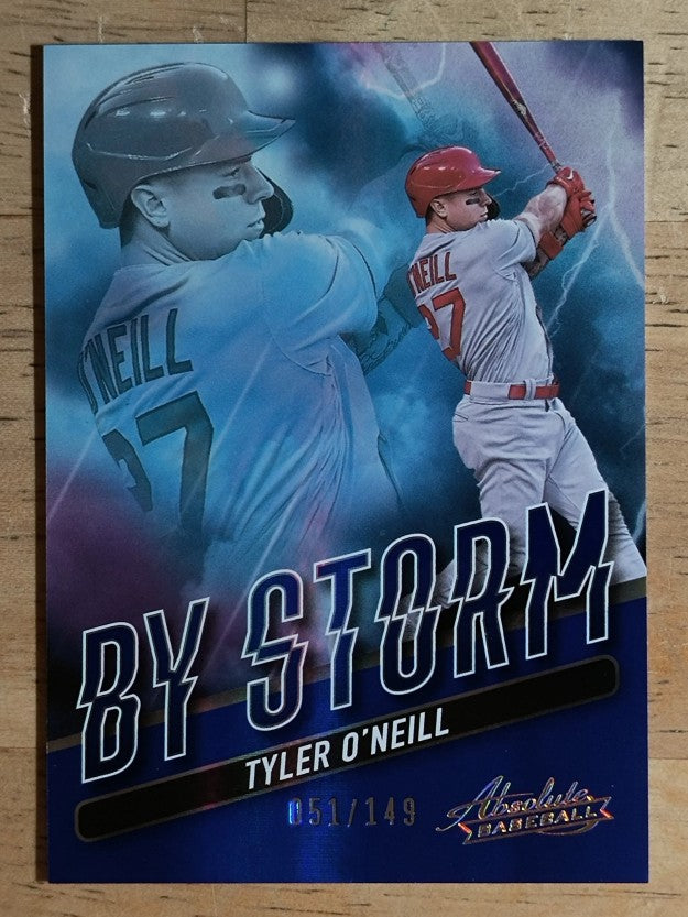 2022 Absolute By Storm Spectrum Blue #7 Tyler O'Neill