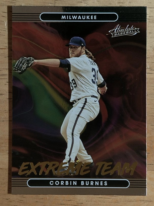 2022 Absolute Extreme Team #9 Corbin Burnes