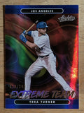 2022 Absolute Extreme Team Spectrum Blue #2 Trea Turner