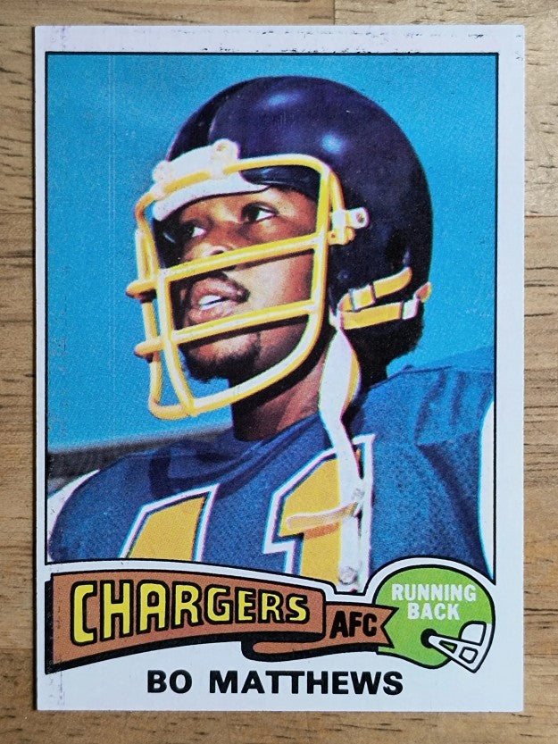 1975 Topps #486 Bo Matthews RC (EX)