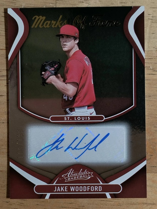 2022 Absolute Marks of Fame #7 Jake Woodford/199