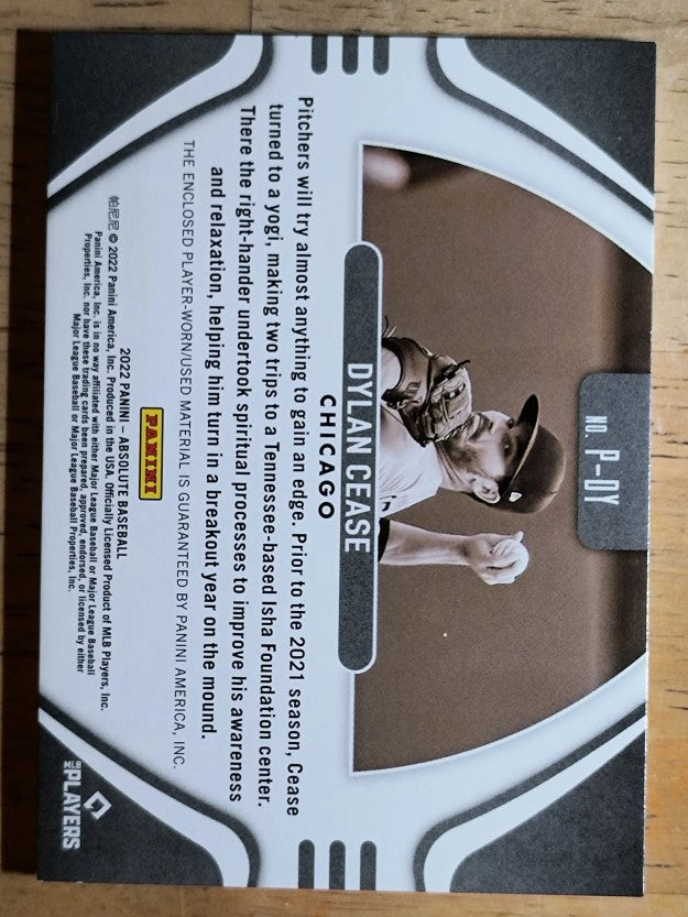 2022 Absolute Patches #35 Dylan Cease/99