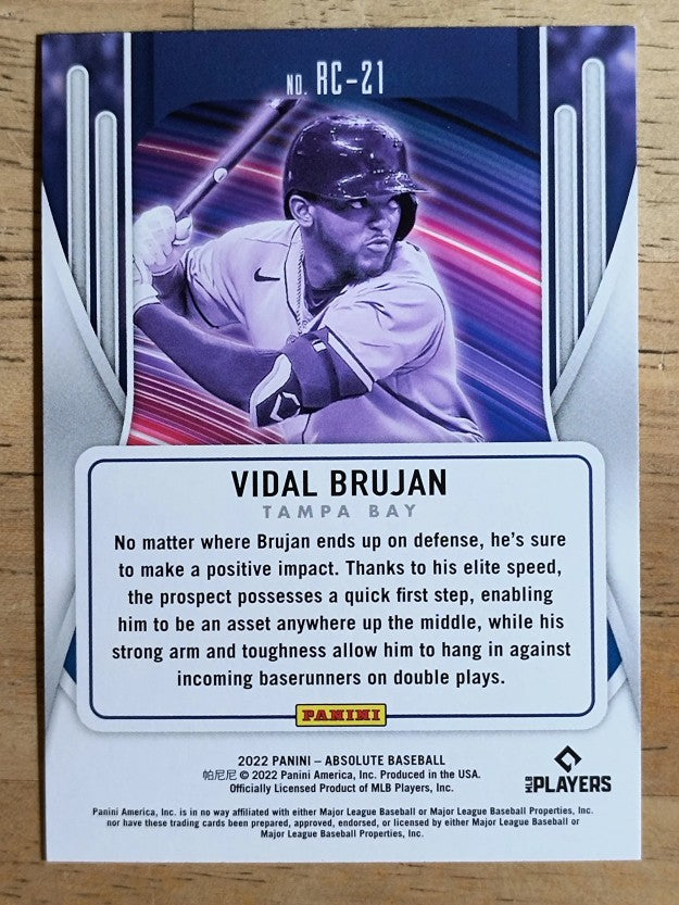 2022 Absolute Rookie Class #21 Vidal Brujan