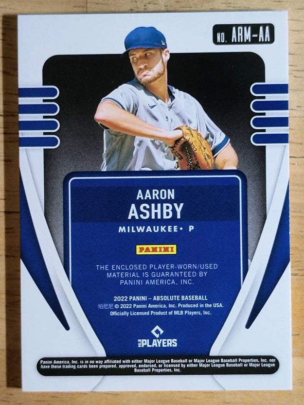 2022 Absolute Rookie Materials #4 Aaron Ashby
