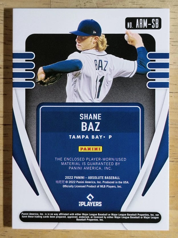 2022 Absolute Rookie Materials #14 Shane Baz
