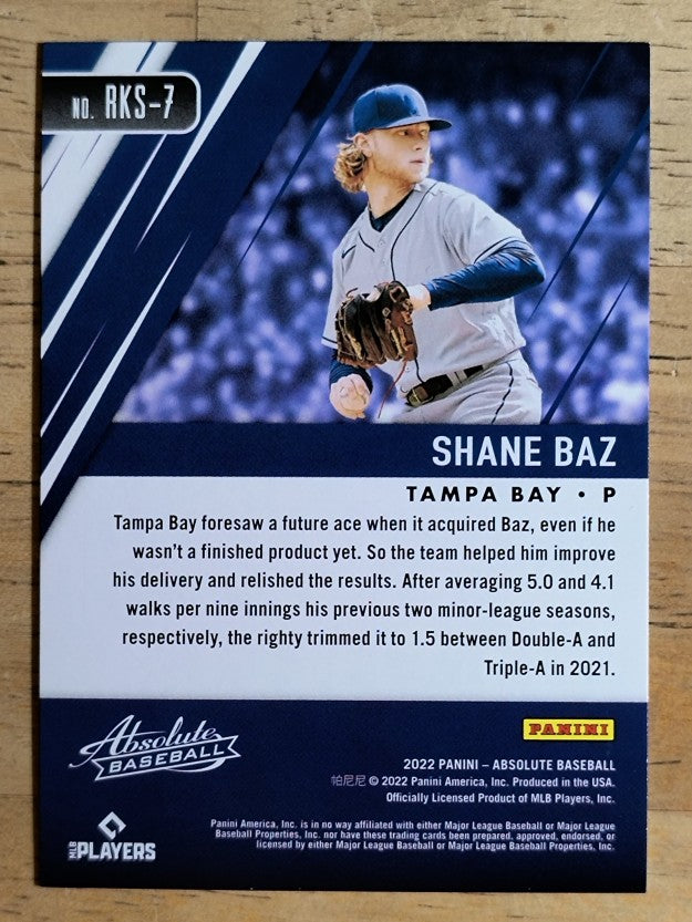2022 Absolute Rookies Spectrum #7 Shane Baz
