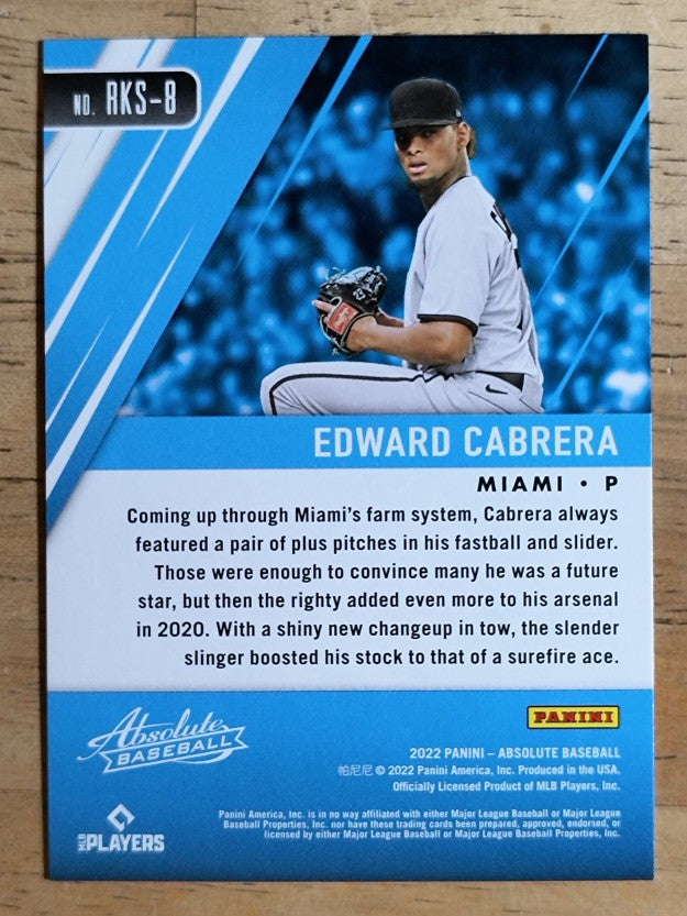 2022 Absolute Rookies Spectrum #8 Edward Cabrera