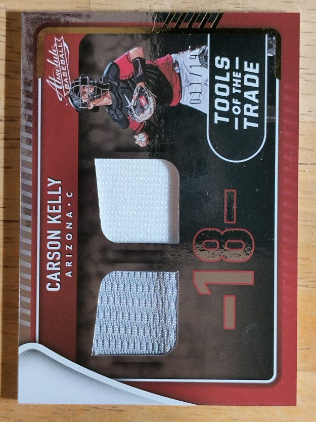 2022 Absolute Tools of the Trade 2 Swatch #16 Carson Kelly/199