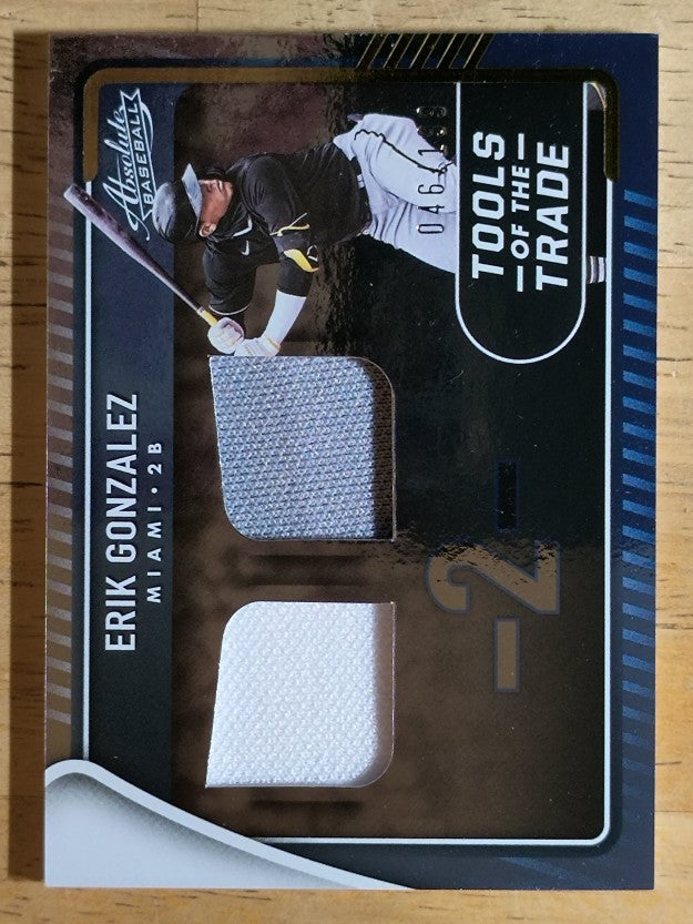 2022 Absolute Tools of the Trade 2 Swatch #37 Erik Gonzalez/199