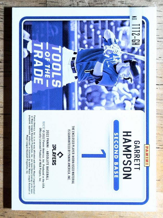 2022 Absolute Tools of the Trade 2 Swatch #38 Garrett Hampson/199