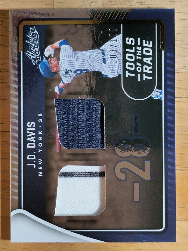 2022 Absolute Tools of the Trade 2 Swatch #44 J.D. Davis/199