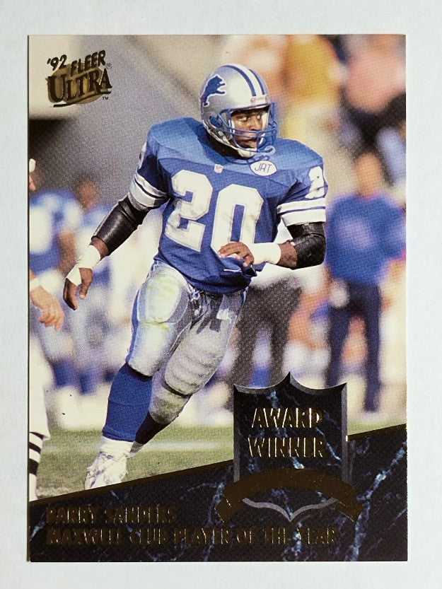 1992 Ultra Award Winners #8 Barry Sanders