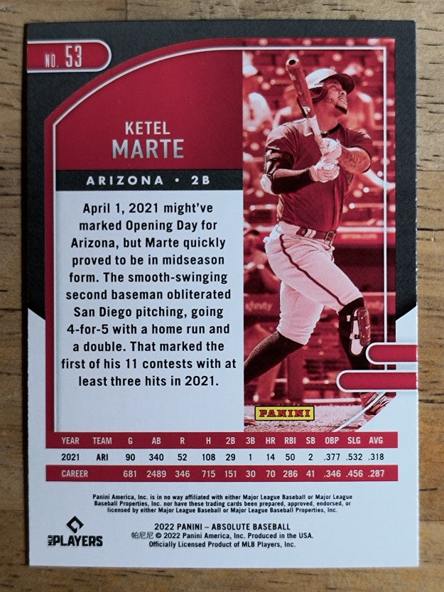 2022 Absolute #53 Ketel Marte