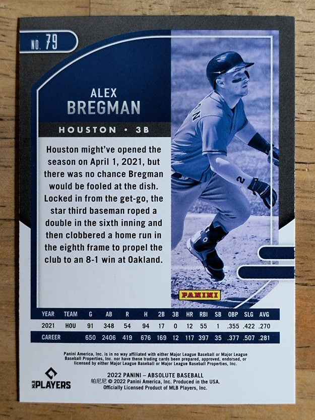 2022 Absolute #79 Alex Bregman