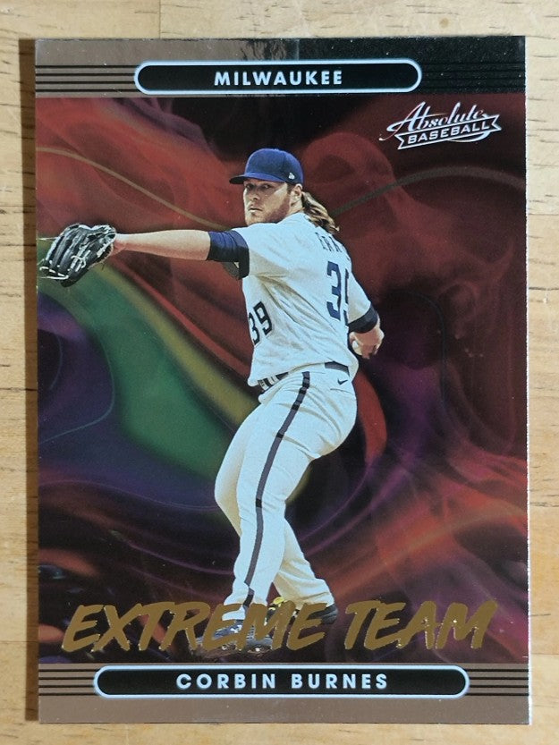 2022 Absolute Extreme Team #9 Corbin Burnes