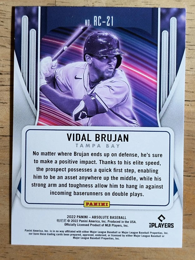 2022 Absolute Rookie Class #21 Vidal Brujan