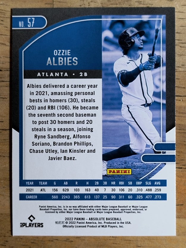 2022 Absolute #57 Ozzie Albies