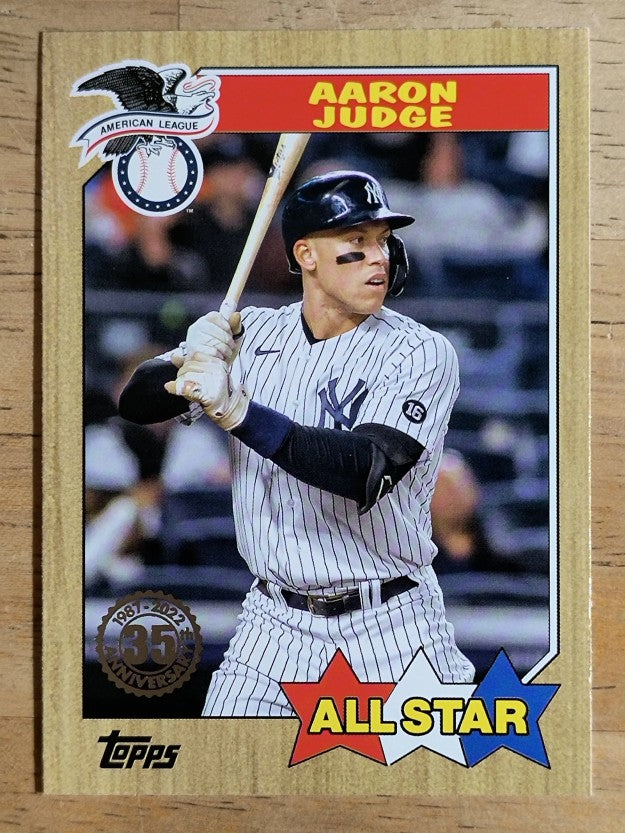 2022 Topps '87 Topps All-Star #87AS4 Aaron Judge