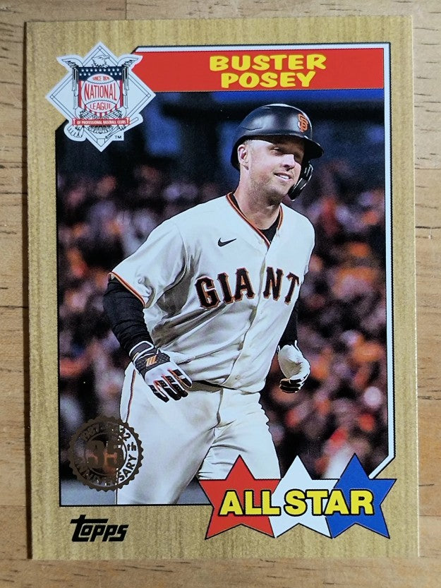 2022 Topps '87 Topps All-Star #87AS6 Buster Posey
