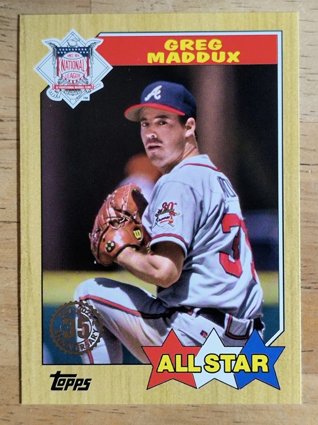 2022 Topps '87 Topps All-Star #87AS16 Greg Maddux