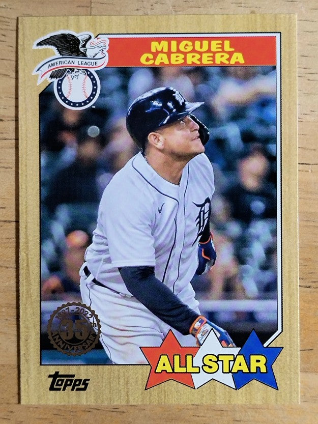 2022 Topps '87 Topps All-Star #87AS19 Miguel Cabrera