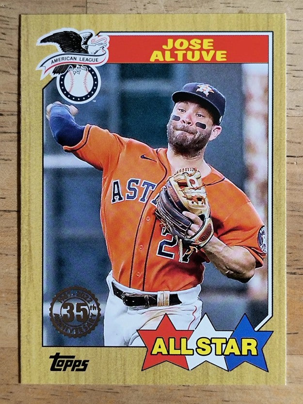 2022 Topps '87 Topps All-Star #87AS20 Jose Altuve