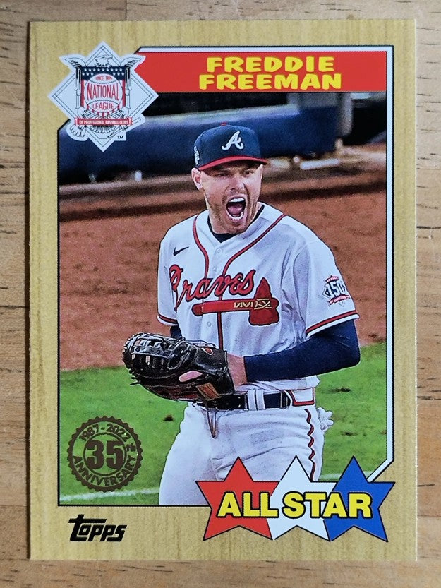 2022 Topps '87 Topps All-Star #87AS35 Freddie Freeman