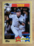 2022 Topps '87 Topps All-Star #87AS47 Derek Jeter