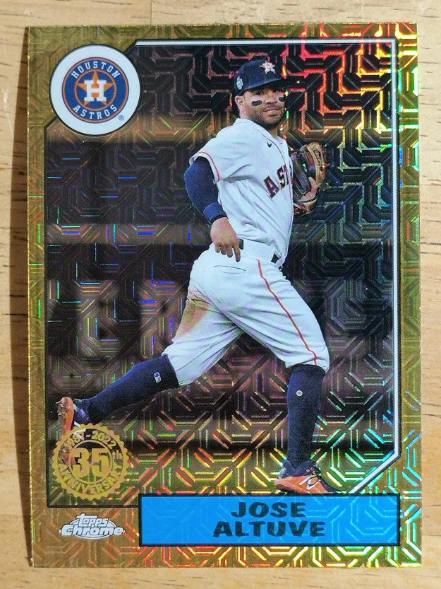 2022 Topps '87 Topps Silver Pack Chrome Series 2 #T87C212 Jose Altuve