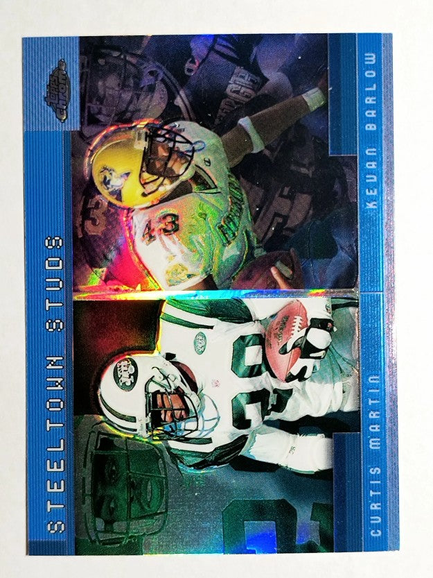 2001 Topps Chrome Combos #TC4 Curtis Martin/Kevan Barlow