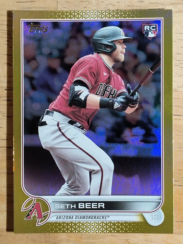 2022 Topps Gold Foil #345 Seth Beer