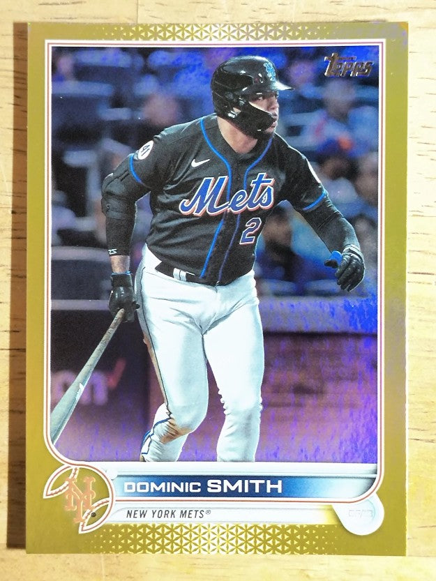 2022 Topps Gold Foil #513 Dominic Smith