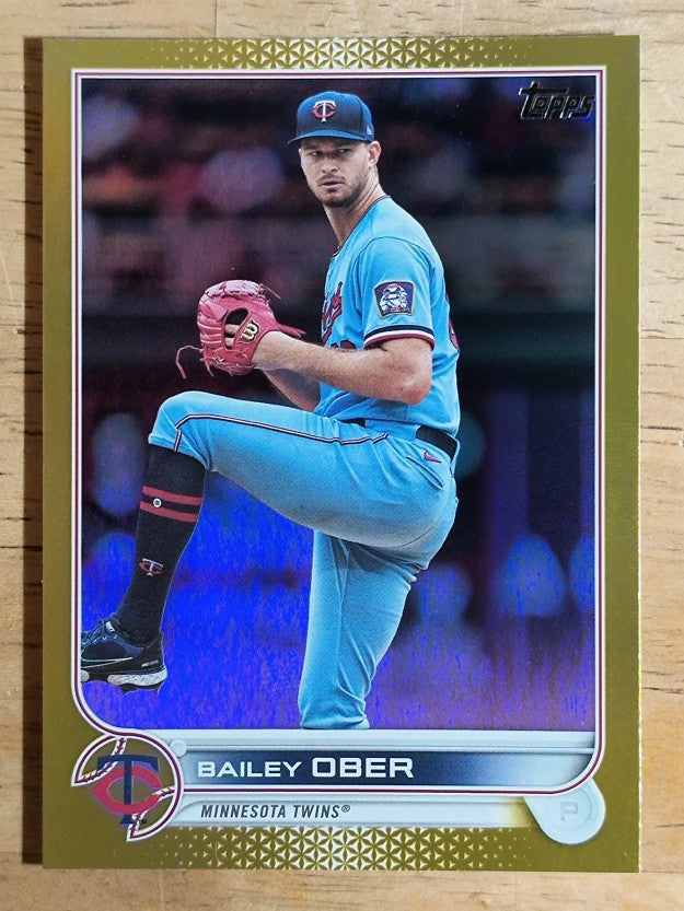2022 Topps Gold Foil #590 Bailey Ober
