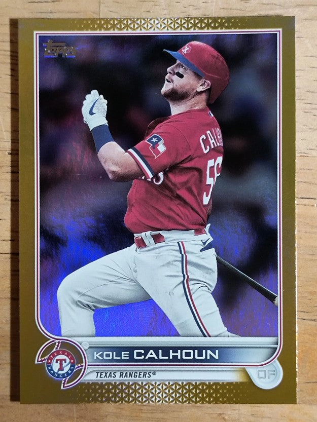 2022 Topps Gold Foil #605 Kole Calhoun
