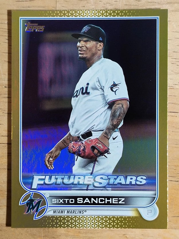 2022 Topps Gold Foil #621 Sixto Sanchez