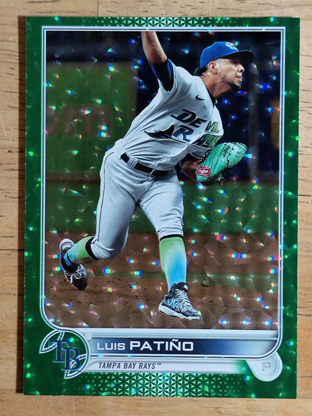 2022 Topps Green Foilboard #539 Luis Patino