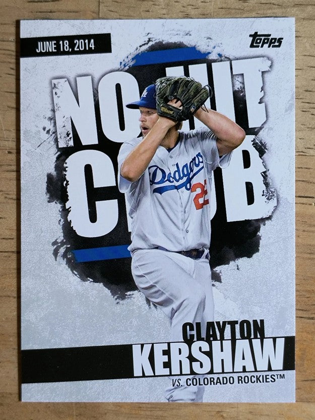2022 Topps No-Hit Club #NHC1 Clayton Kershaw