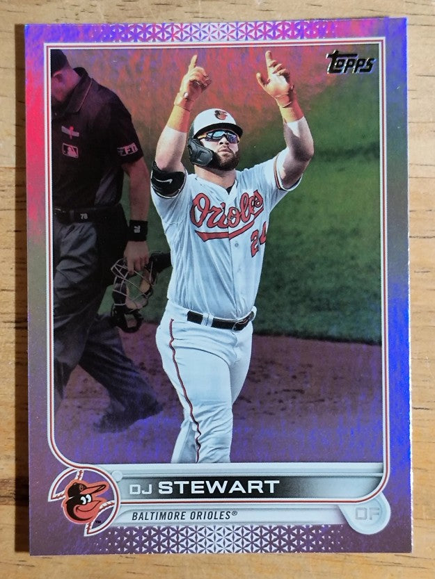 2022 Topps Rainbow Foil #366 DJ Stewart