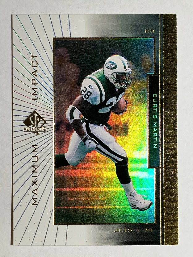 1999 SP Authentic Maximum Impact #MI9 Curtis Martin