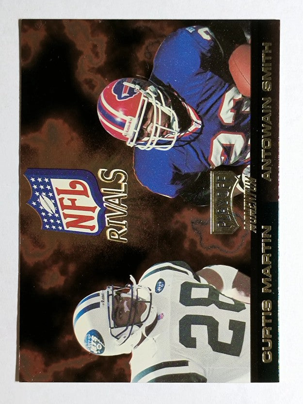 1998 Playoff Momentum NFL Rivals #10 Curtis Martin/Antowain Smith