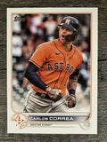 2022 Topps #405 Carlos Correa