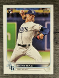 2022 Topps #421 Shane Baz RC
