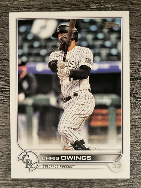 2022 Topps #462 Chris Owings