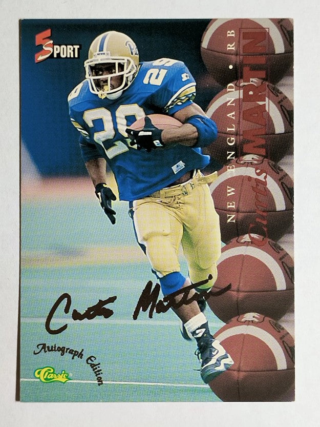 1995-96 Classic Five Sport Signings #51 Curtis Martin