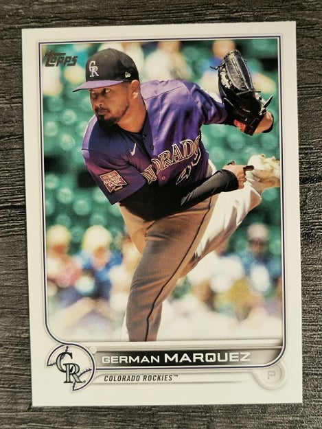 2022 Topps #498 German Marquez