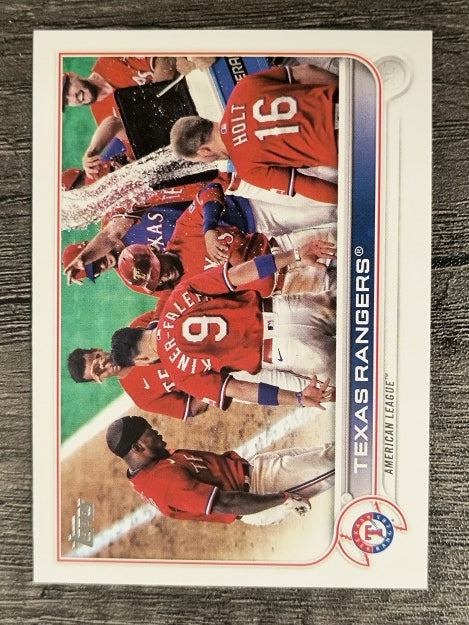 2022 Topps #558 Texas Rangers